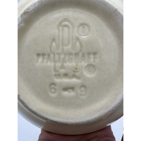 4 Pfaltzgraff Pottery Cereal Bowls Village Pattern 6" Pottery Breakfast Bowl - Picture 3 of 5